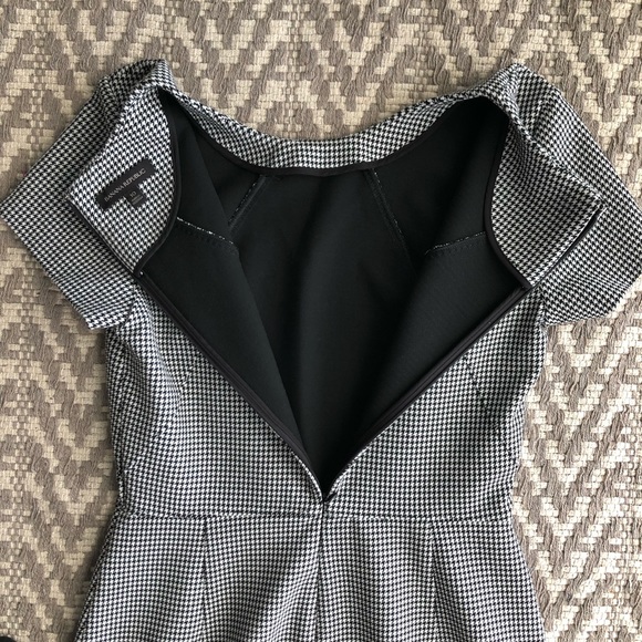 Banana Republic houndstooth sheath dress size 10 - Picture 6 of 12